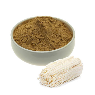 Enoki Mushroom  Pure Plant Extracts 30% Polysaccharides Powder Organic