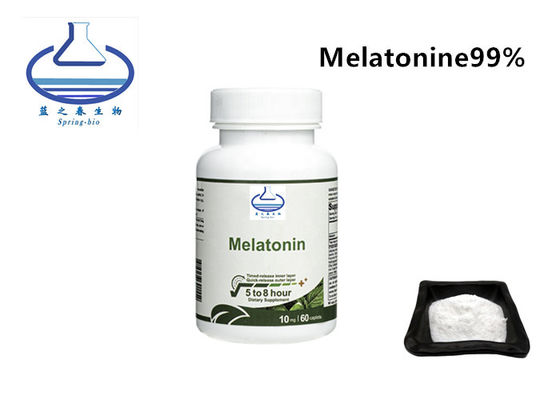 99% natürlicher Melatonin Gummies CAS 73-31-4 für das Verbessern des Schlafes